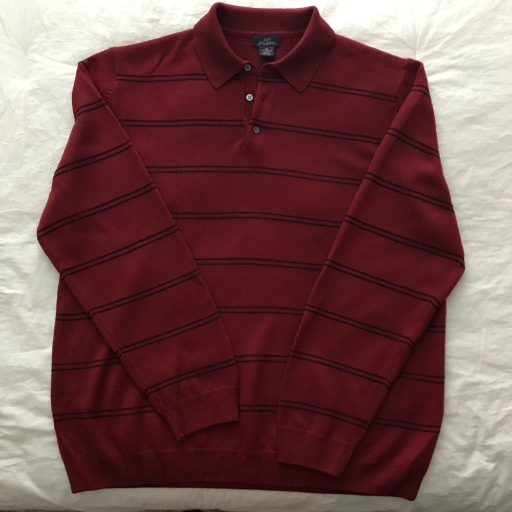 Red striped sweater